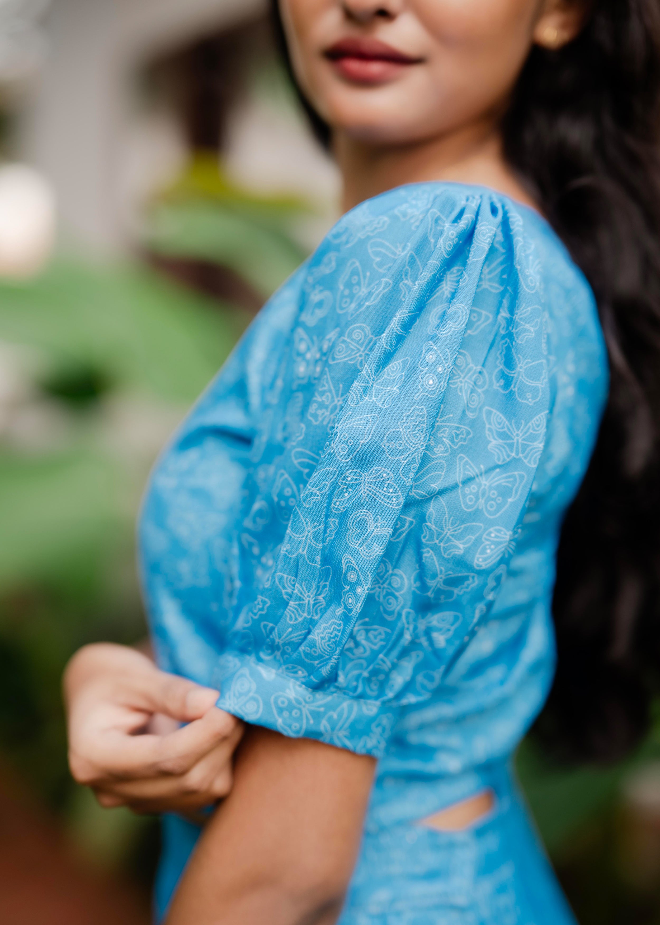 Butterfly frill skirt set