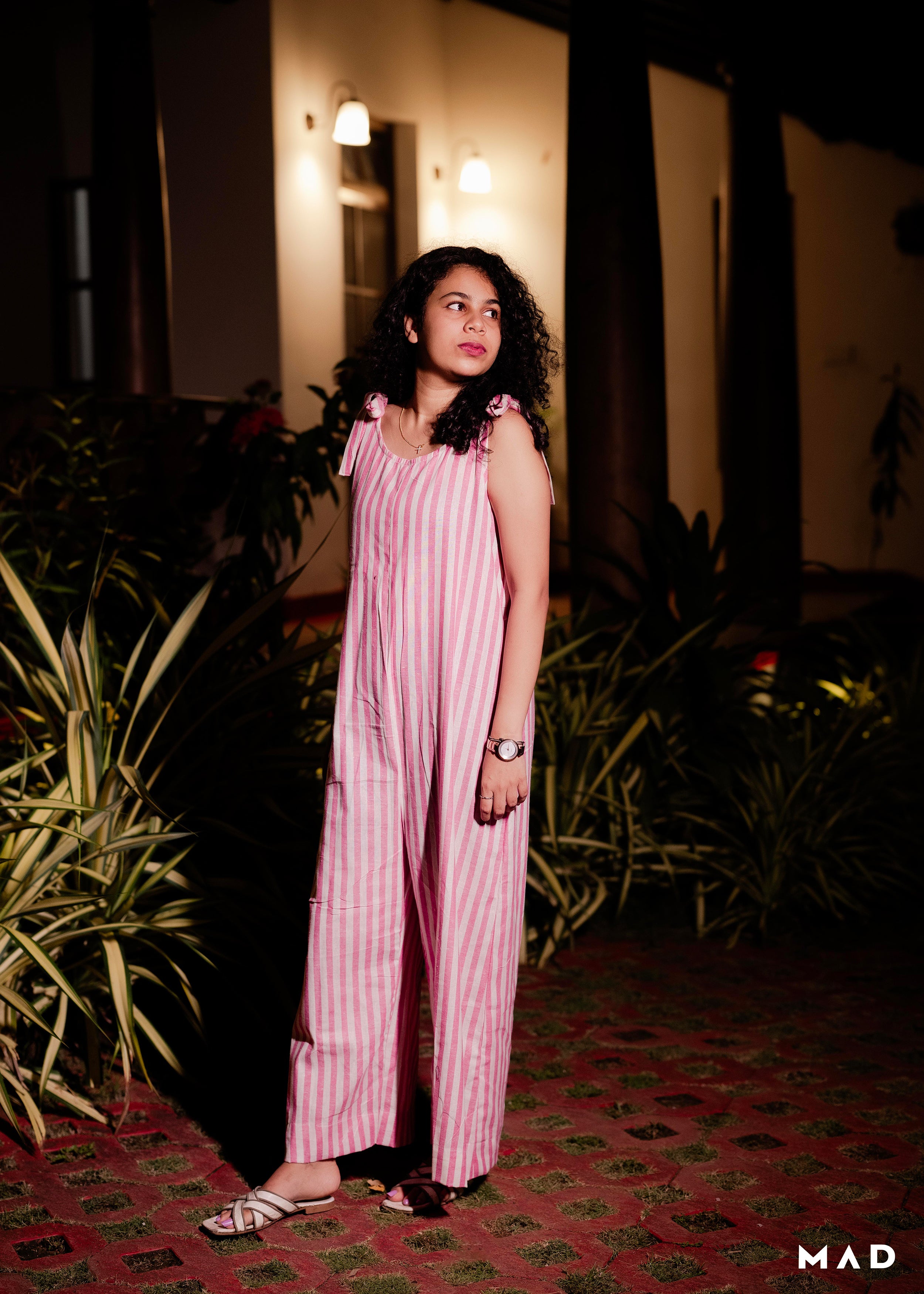 Striped Jumpsuit