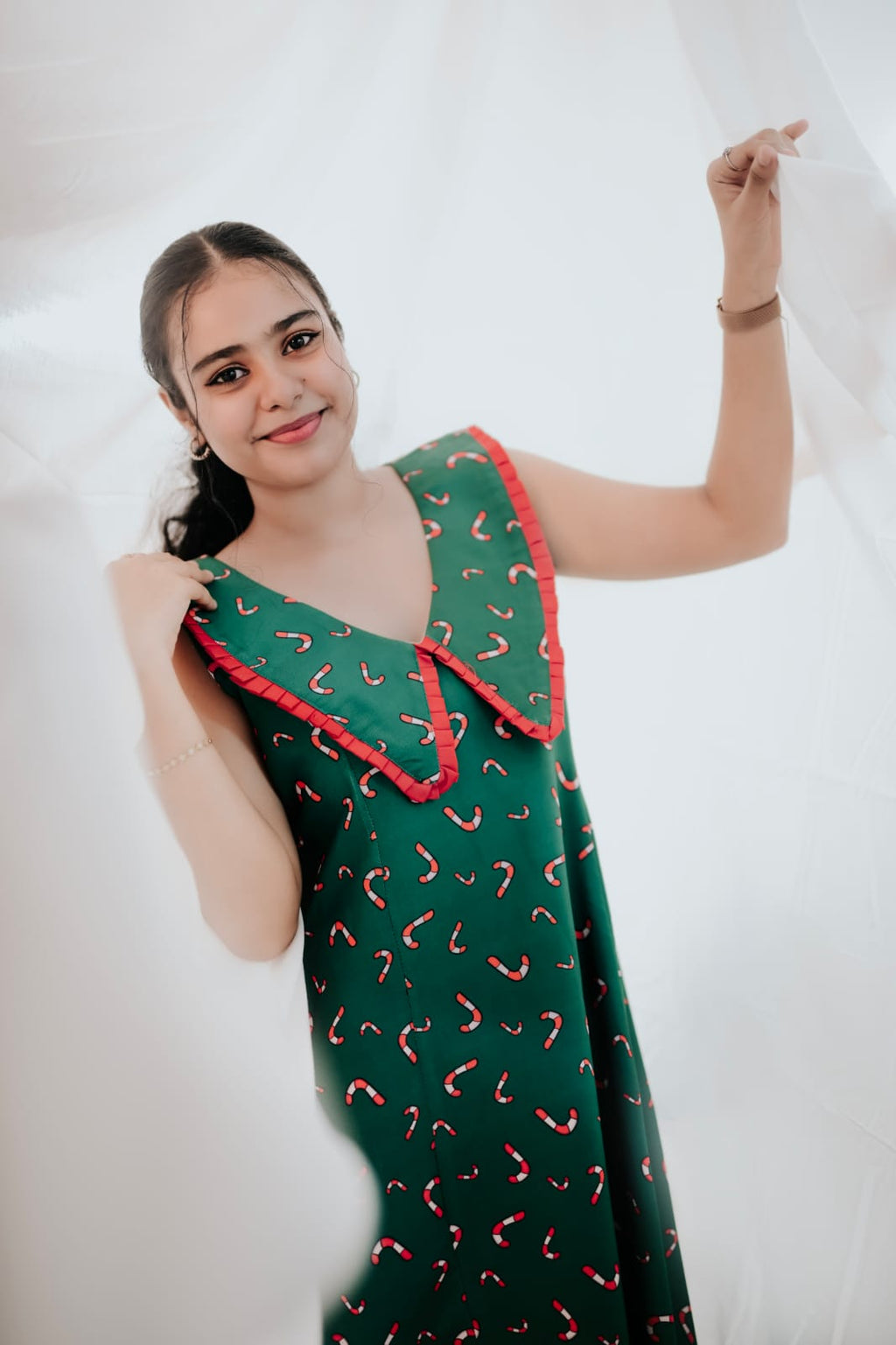 Candy Cane A-line Dress